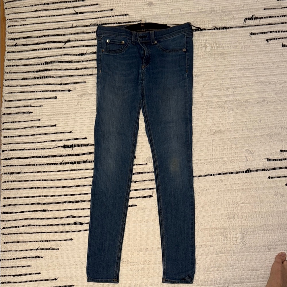 Dark Wash Skinny Jeans rag and bone